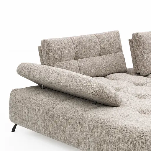 Megasofa Comodo - Stoff, Rosé