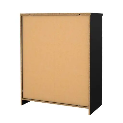 Kommode - B ca. 81 cm, Schwarz