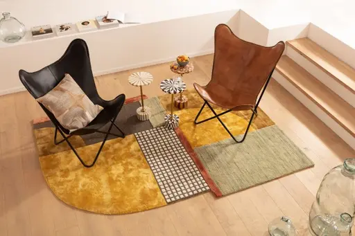 Beistelltisch- DH ca. 25x50 cm, Braun, Weiß, Stahl, Weiß