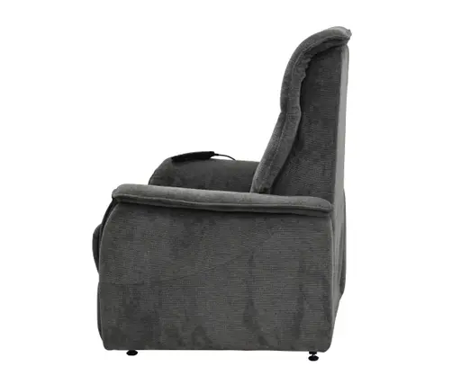 TV-Sessel MIKLAS - Aufstehhilfe, Relaxfunktion, Stoff, Grau