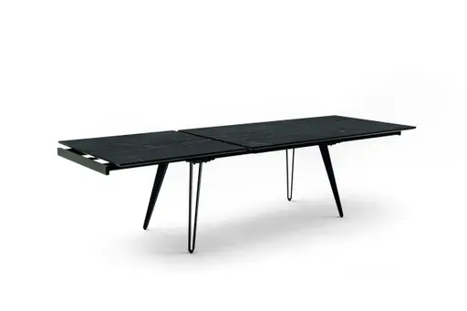 Esstisch - ausziehbar,  LB ca. 190x100 cm, Anthrazit