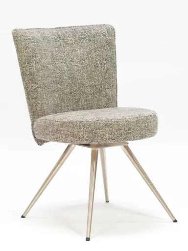 Polsterstuhl - drehbar, Stoff, Sand