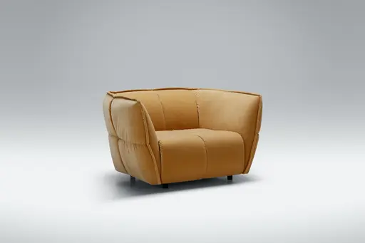 Sessel Hedda - Velour, Caramel