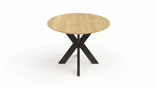 Esstisch Phoenix - LB ca. 240x110 cm, Eiche massiv, oval