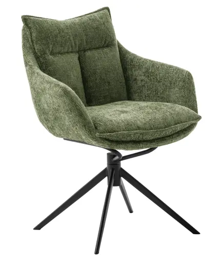 Armlehnstuhl EM Novalja - Stoff, grün