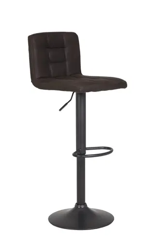 Barhocker - höhenverstellbar, Stoff, Schlamm