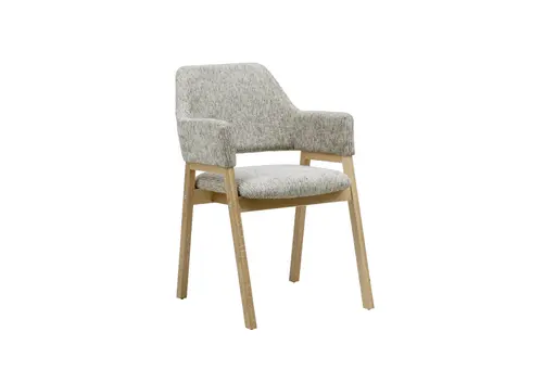 Armlehnstuhl - Stoff, Oliv