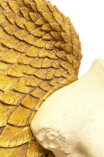 Wandobjekt- Engel, Weiß, Gold