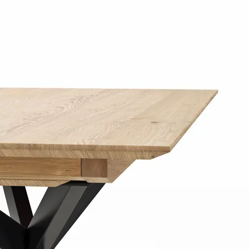 Esstisch Talara Lola - ausziehbar, LB ca. 160x90cm, Wildeiche Bianco