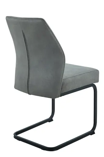 Freischwinger - Stoff, Vintage Anthrazit