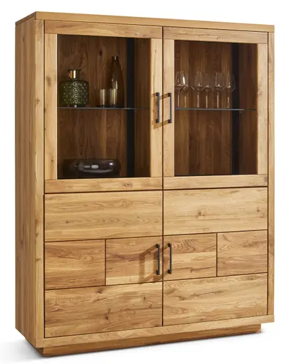 Highboard Hartford - Eiche massiv