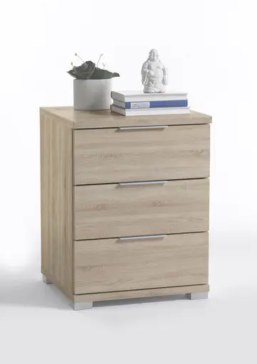 Nachtkommode- Sandeiche Dekor