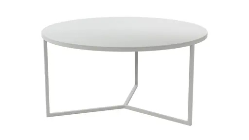 Couchtisch Joan 5 -  LBH ca. 80x80x41,5 cm, Metall, Kreidefarben