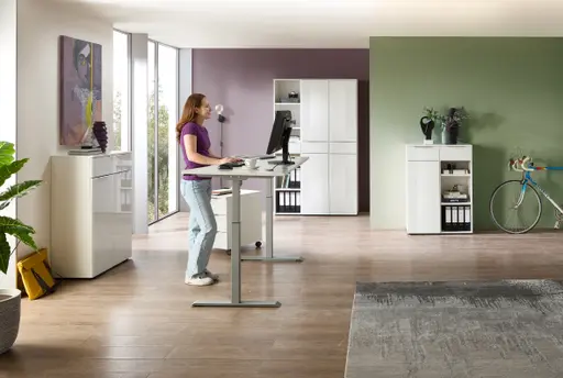 Büroschrank - B ca. 40 cm, Weiß