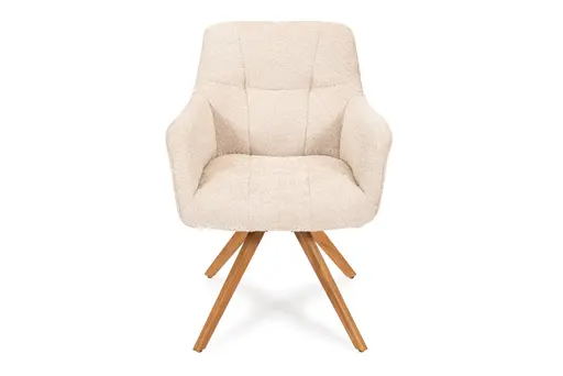 Armlehnstuhl - Polyester, Beige