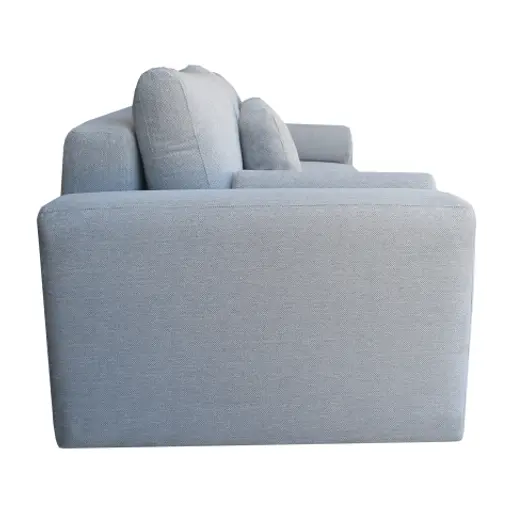 Schlafsofa - 2,5-Sitzer inkl. Schlaffunktion, Stoff, Silberfarben