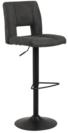 Barhocker - Stoff Anthrazit
