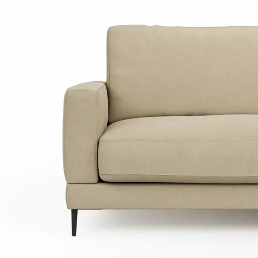 Sofa Janne - 3-Sitzer, Stoff, Sand