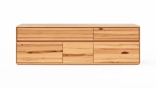 Mediaboard Hillsboro - Buche/Kernbuche natur, geölt