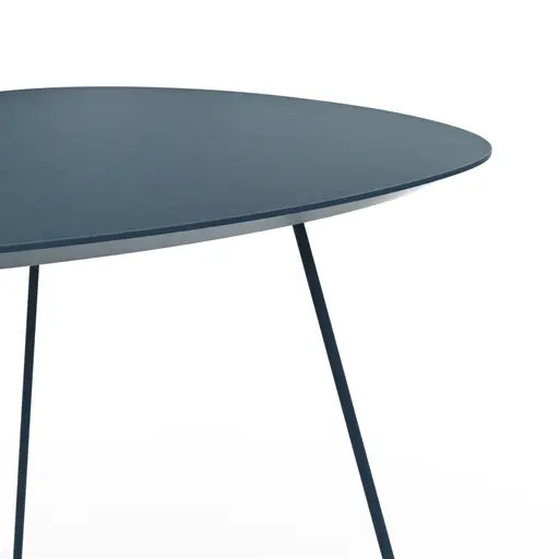 Ecktisch Fano - LBH ca. 59x50x50 cm, Fenix, Dunkelblau