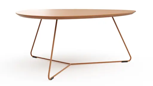 Couchtisch Fano - LBH ca. 96x86x38 cm, Fenix, Beige