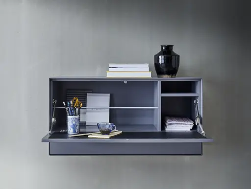 Sekretär Edge - Lack, Graphit