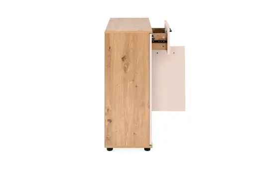 Kommode- B ca. 60 cm, Eiche Dekor, Beige