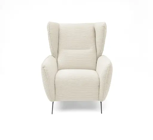 Sessel EILA - Stoff, Creme