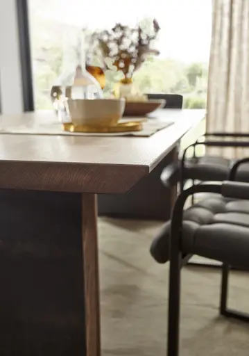 Esstisch Bakersfield - LB ca. 240x100 cm, Asteiche massiv, barrique