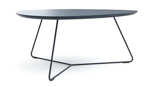 Couchtisch Fano - LBH ca. 96x86x38 cm, Fenix, Dunkelblau