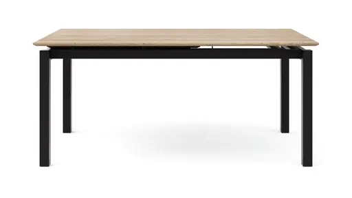 Esstisch Rushmore - ausziehbar, LB ca. 180x100 cm, Eiche massiv, bianco geölt