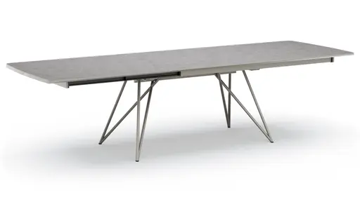 Esstisch Sedana - ausziehbar, LB ca. 200x100 cm, HPL, Grau