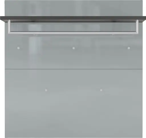 Garderobenpaneel GILLIAN - B/H/T ca. 97x96x30 cm, Graphit