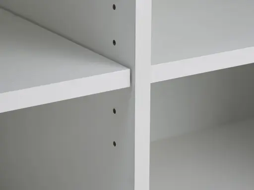  Sideboard - B ca. 180 cm, Eiche Furnier, Weiß