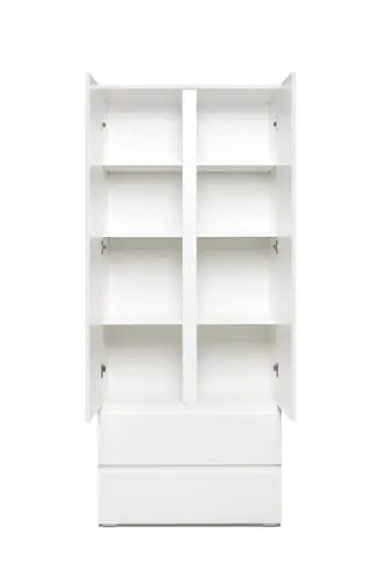 Mehrzweckschrank- B ca. 80 cm, Weiß, Matt