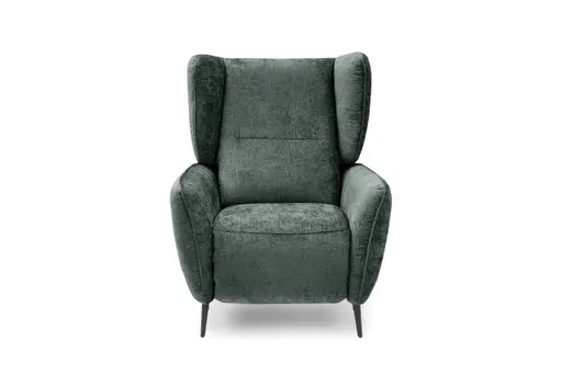 TV-Sessel - Relaxfunktion, Stoff, Grün