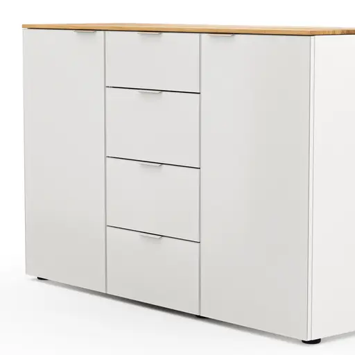 Kommode Colorado - BHT ca. 135x87x43 cm, Weiß