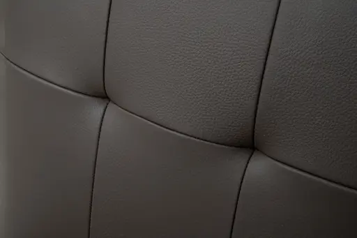 Stuhl MARCELLA - drehbar, Leder, Dunkelbraun