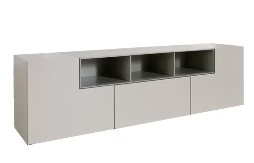 Sideboard 3900 - BHT ca. 220x62x45 cm, Lack, Kaschmir