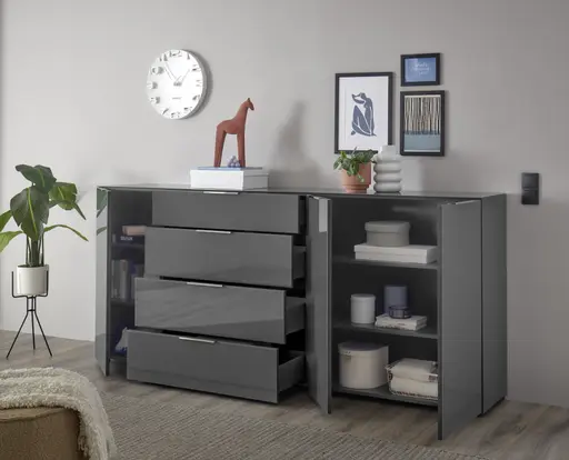 Sideboard- B ca. 226 cm, Anthrazit
