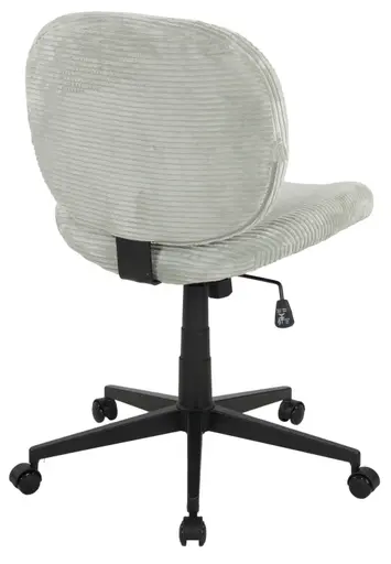 Drehstuhl - höhenverstellbar, Cord, Mint