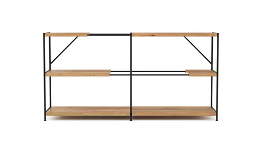 Regal Hartford - Eiche massiv, natur geölt