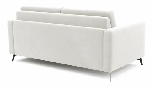 Schlafsofa Laredo - 2,5-Sitzer inkl. Schlaffunktion, Stoff, Offwhite