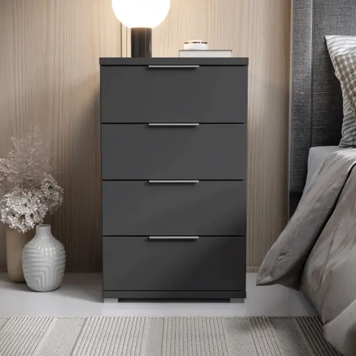 Nachtkommode- Graphit