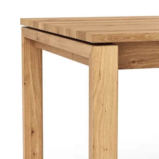 Esstisch Farmingdale - ausziehbar, Platte mit gerader Kante, LB ca. 200x90 cm, Eiche massiv, natur geölt
