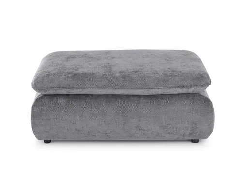 Hocker - Stoff, Grau