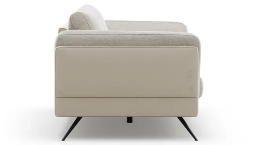 Sofa Valdemoro - 3-Sitzer, Stoff, Creme