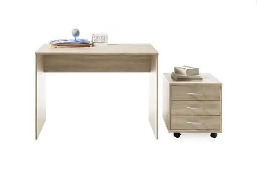 Schreibtisch - LB ca. 106x75 cm, Sonoma Eiche Nachbildung