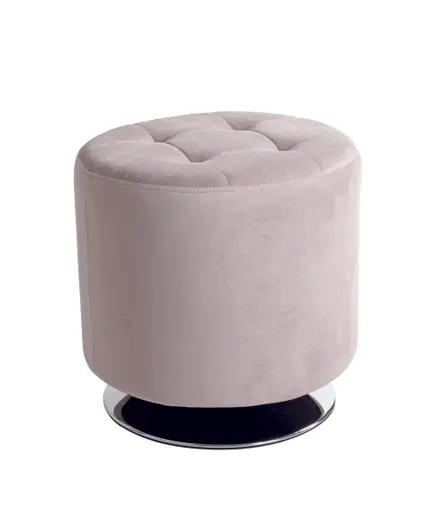 Hocker - drehbar, Samt, Kaschmir