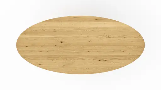 Esstisch Phoenix - LB ca. 240x110 cm, Eiche massiv, oval